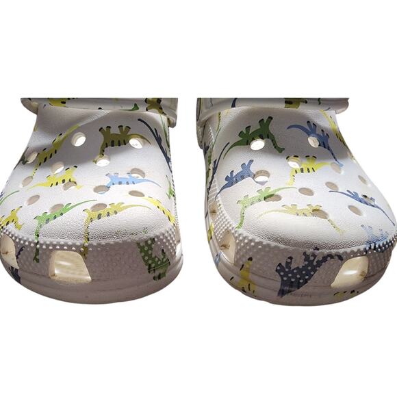 Crocs Unisex Slip-Ons Classic Character Dinosaur Print Clog Size J3 - Picture 2 of 7